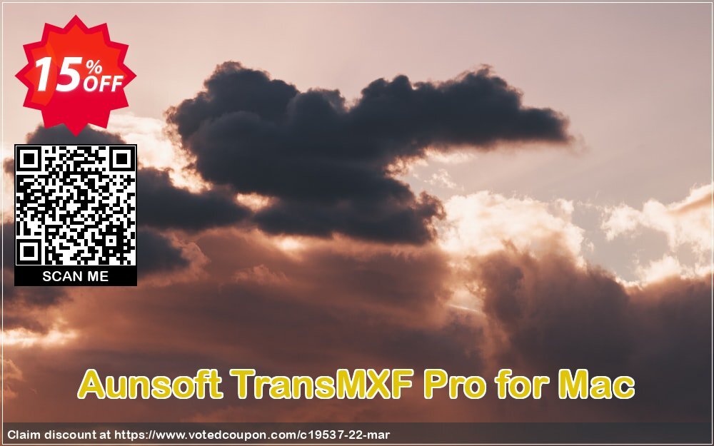 Aunsoft TransMXF Pro for MAC Coupon, discount ifonebox AunTec coupon code 19537. Promotion: ifonebox AunTec discount code (19537)