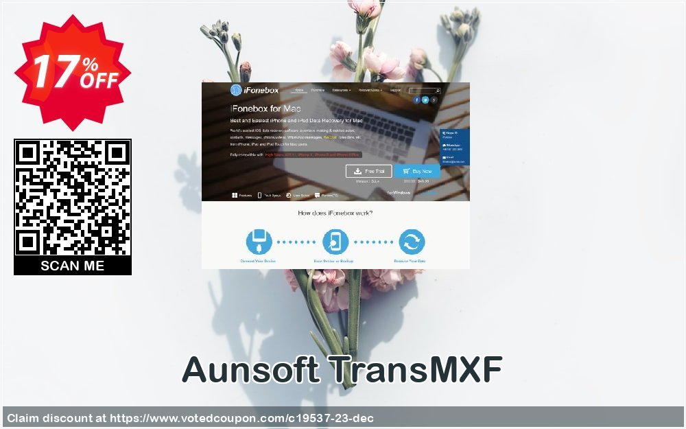 Aunsoft TransMXF Coupon, discount ifonebox AunTec coupon code 19537. Promotion: ifonebox AunTec discount code (19537)