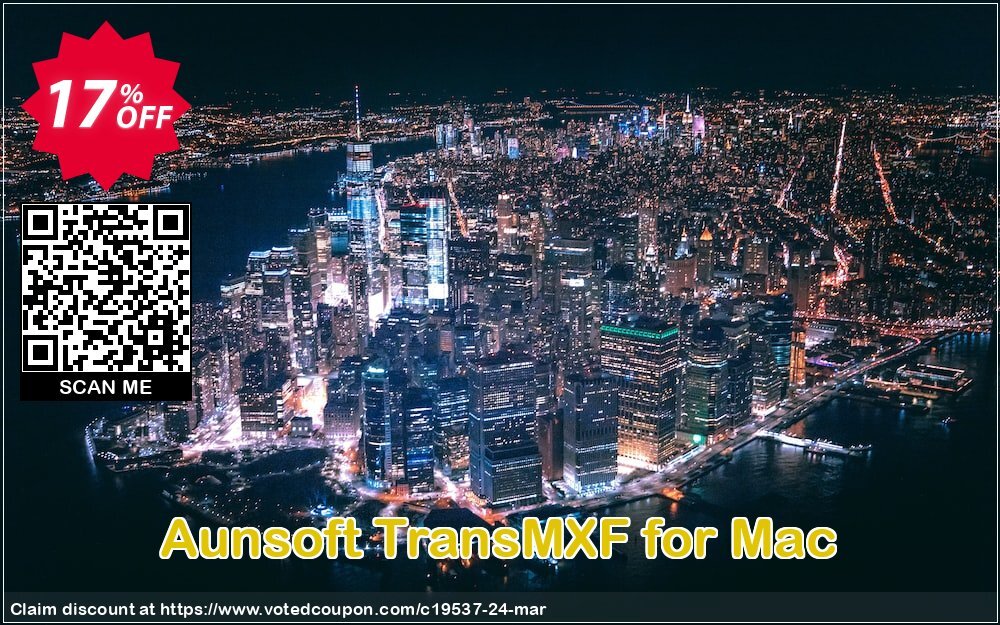 Aunsoft TransMXF for MAC Coupon, discount ifonebox AunTec coupon code 19537. Promotion: ifonebox AunTec discount code (19537)