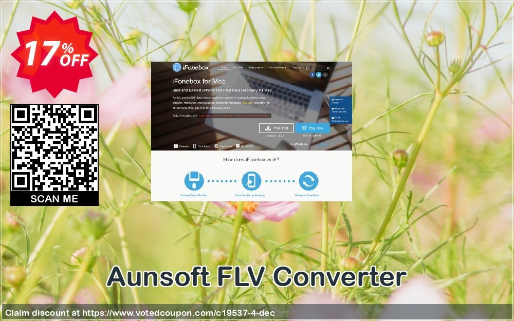 Aunsoft FLV Converter Coupon, discount ifonebox AunTec coupon code 19537. Promotion: ifonebox AunTec discount code (19537)