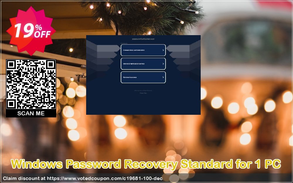WINDOWS Password Recovery Standard for 1 PC Coupon, discount Password Unlocker Studio coupons (19681). Promotion: Password Unlocker coupon codes (19681)
