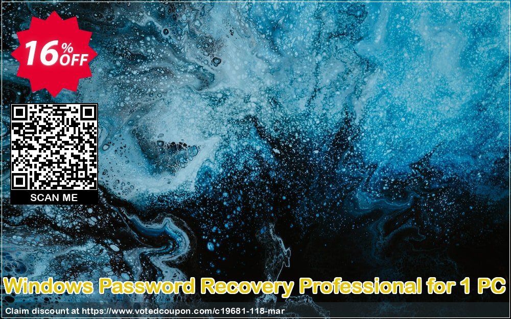 WINDOWS Password Recovery Professional for 1 PC Coupon, discount Password Unlocker Studio coupons (19681). Promotion: Password Unlocker coupon codes (19681)