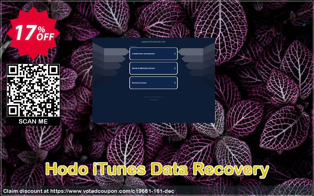 Hodo iTunes Data Recovery Coupon, discount Password Unlocker Studio coupons (19681). Promotion: Password Unlocker coupon codes (19681)