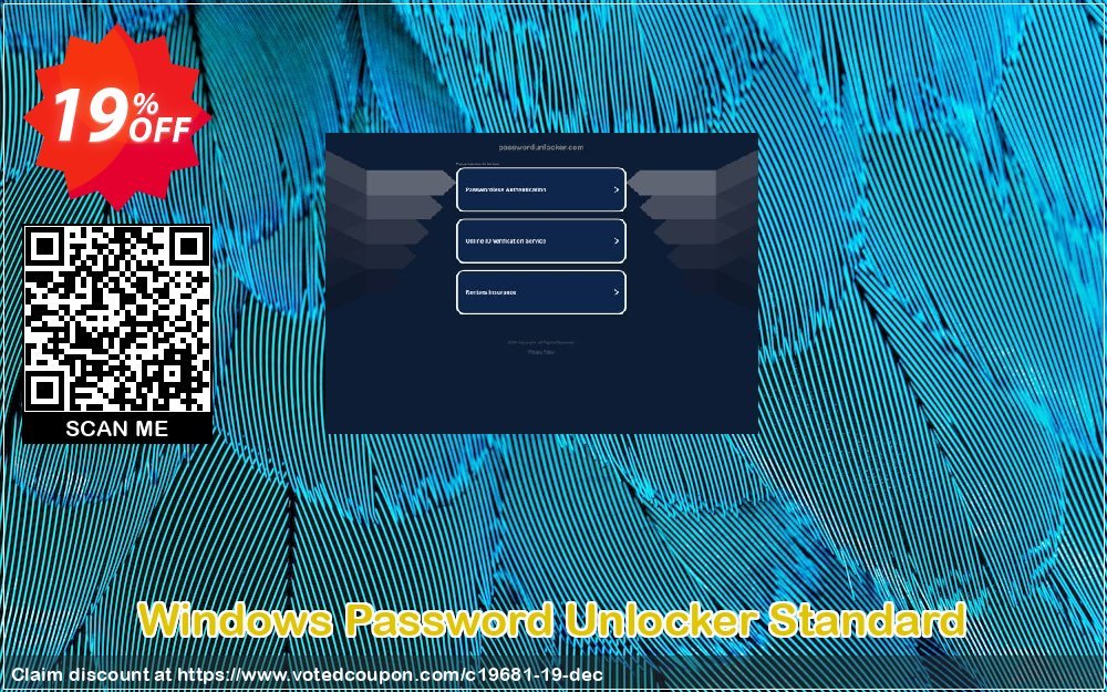 WINDOWS Password Unlocker Standard Coupon Code Apr 2024, 19% OFF - VotedCoupon