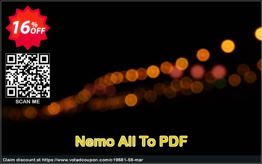 Nemo All To PDF Coupon Code May 2024, 16% OFF - VotedCoupon