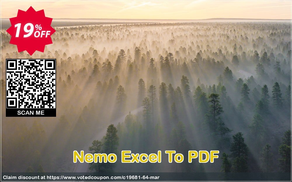 Nemo Excel To PDF Coupon, discount Password Unlocker Studio coupons (19681). Promotion: Password Unlocker coupon codes (19681)