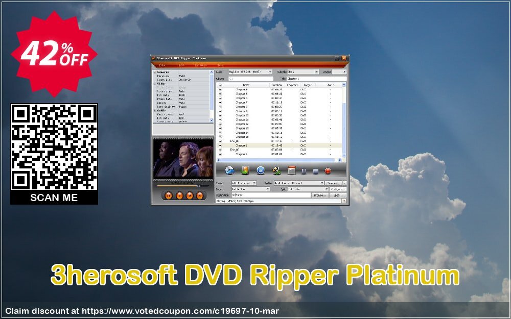 3herosoft DVD Ripper Platinum Coupon, discount 3herosoft DVD Ripper Platinum Staggering promotions code 2024. Promotion: 