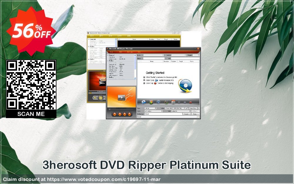 3herosoft DVD Ripper Platinum Suite Coupon, discount 3herosoft DVD Ripper Platinum Suite Wonderful sales code 2024. Promotion: 