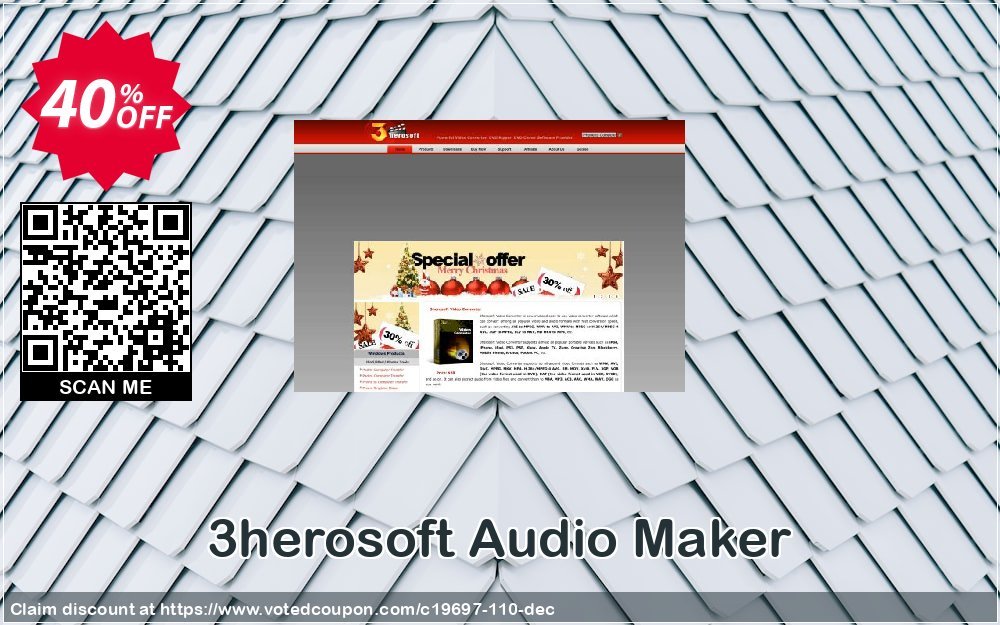 3herosoft Audio Maker Coupon, discount 3herosoft Software Studio (19697). Promotion: 