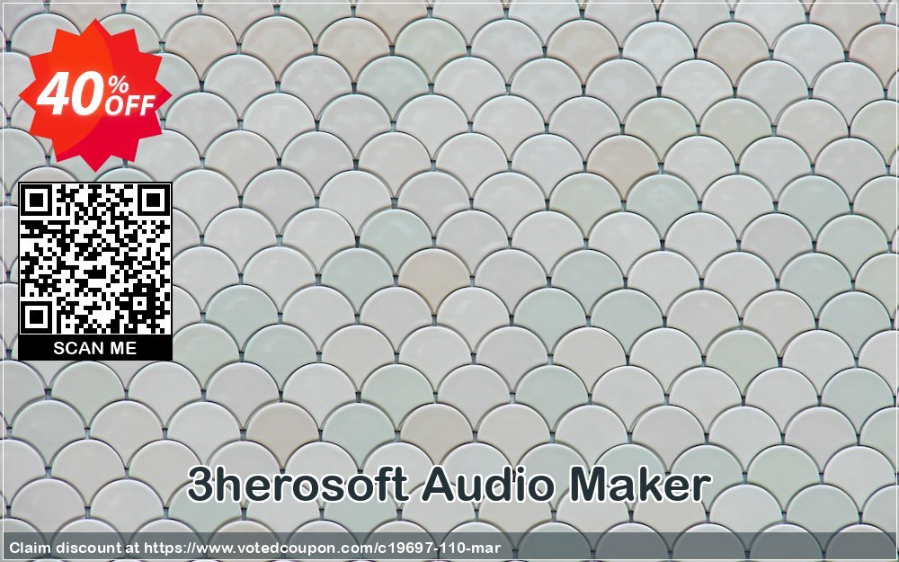 3herosoft Audio Maker Coupon Code Apr 2024, 40% OFF - VotedCoupon