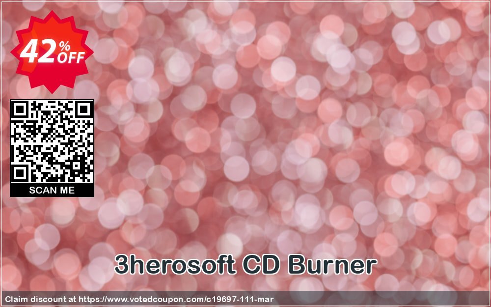 3herosoft CD Burner Coupon Code Apr 2024, 42% OFF - VotedCoupon