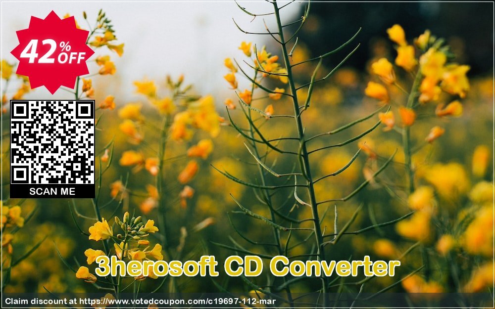 3herosoft CD Converter Coupon Code May 2024, 42% OFF - VotedCoupon