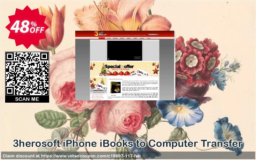 3herosoft iPhone iBooks to Computer Transfer Coupon Code Apr 2024, 48% OFF - VotedCoupon