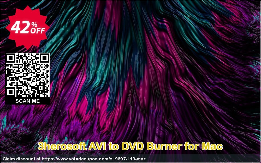 3herosoft AVI to DVD Burner for MAC Coupon, discount 3herosoft Software Studio (19697). Promotion: 