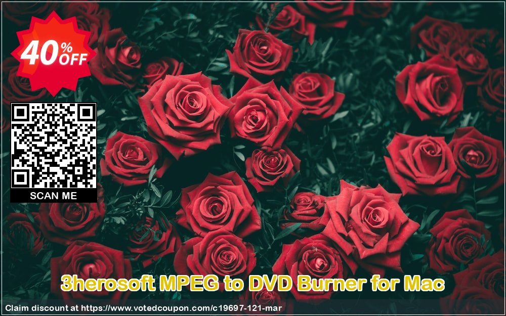 3herosoft MPEG to DVD Burner for MAC Coupon, discount 3herosoft Software Studio (19697). Promotion: 