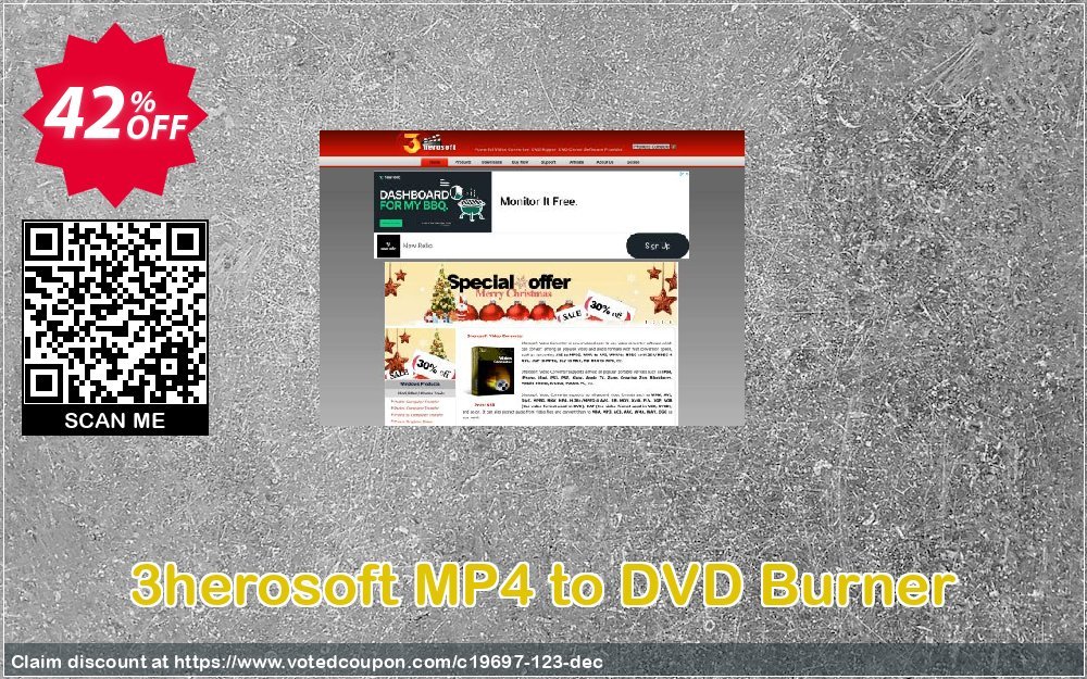 3herosoft MP4 to DVD Burner Coupon, discount 3herosoft Software Studio (19697). Promotion: 
