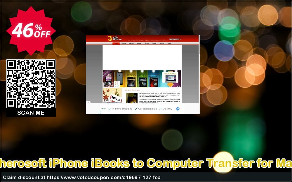 3herosoft iPhone iBooks to Computer Transfer for MAC Coupon Code May 2024, 46% OFF - VotedCoupon