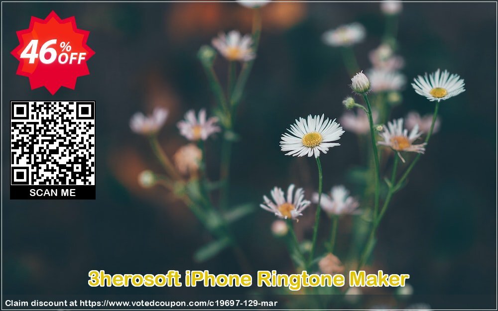 3herosoft iPhone Ringtone Maker Coupon Code May 2024, 46% OFF - VotedCoupon