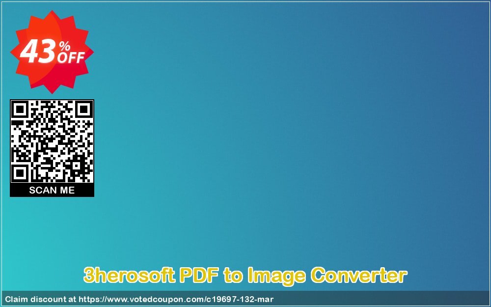 3herosoft PDF to Image Converter Coupon Code Apr 2024, 43% OFF - VotedCoupon