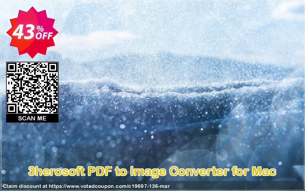 3herosoft PDF to Image Converter for MAC Coupon, discount 3herosoft Software Studio (19697). Promotion: 