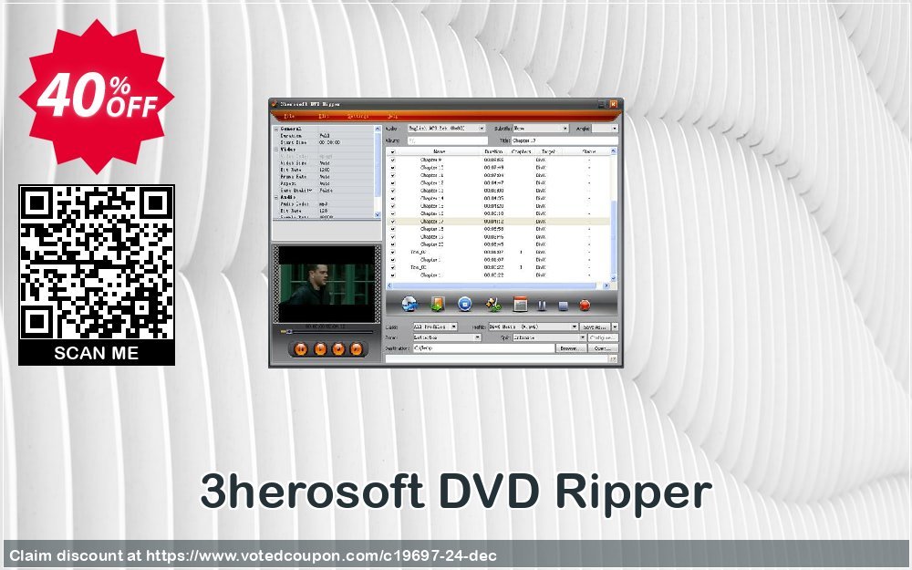 3herosoft DVD Ripper Coupon Code May 2024, 40% OFF - VotedCoupon