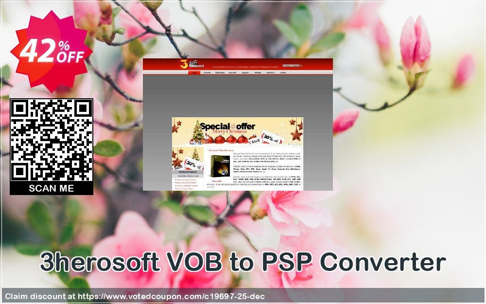 3herosoft VOB to PSP Converter Coupon Code May 2024, 42% OFF - VotedCoupon