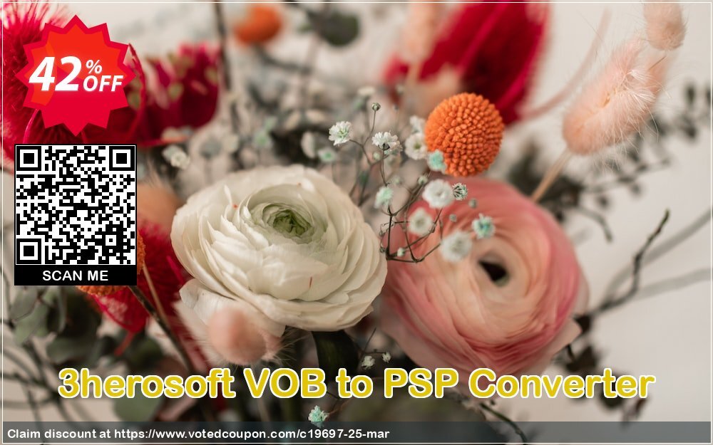 3herosoft VOB to PSP Converter Coupon Code Apr 2024, 42% OFF - VotedCoupon