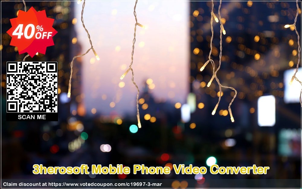 3herosoft Mobile Phone Video Converter Coupon, discount 3herosoft Software Studio (19697). Promotion: 