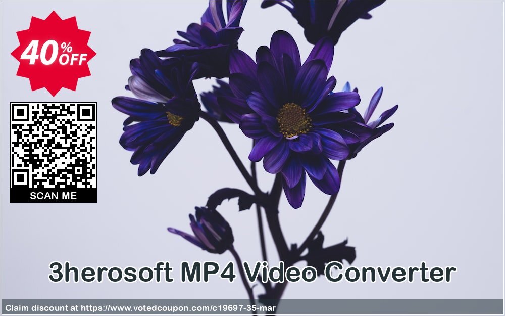 3herosoft MP4 Video Converter Coupon Code Apr 2024, 40% OFF - VotedCoupon