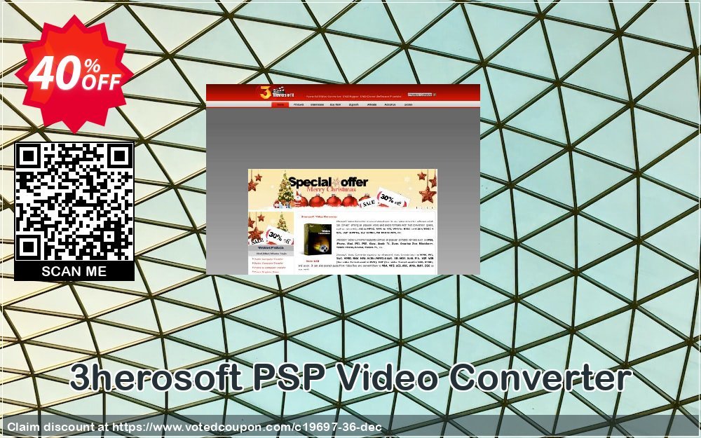 3herosoft PSP Video Converter Coupon, discount 3herosoft Software Studio (19697). Promotion: 