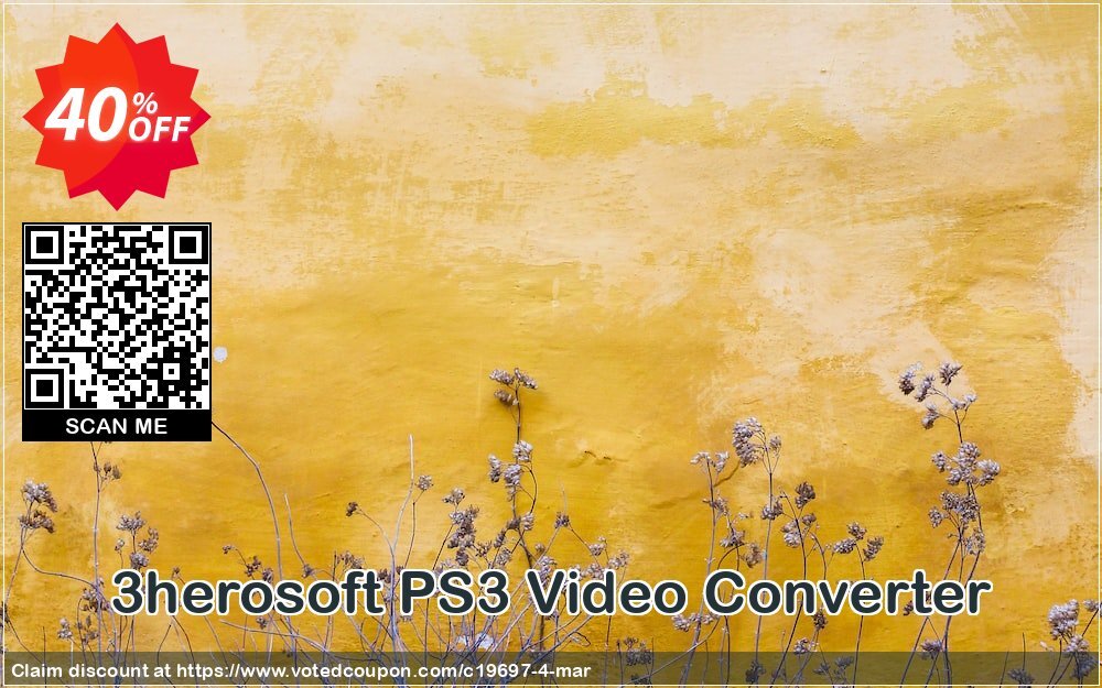 3herosoft PS3 Video Converter Coupon Code Apr 2024, 40% OFF - VotedCoupon