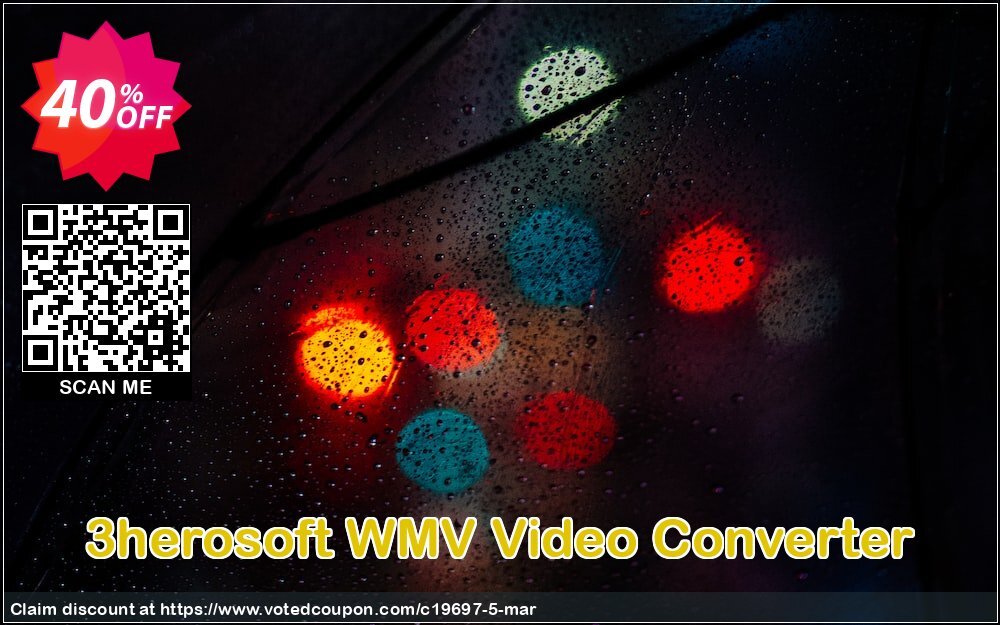 3herosoft WMV Video Converter Coupon Code Apr 2024, 40% OFF - VotedCoupon