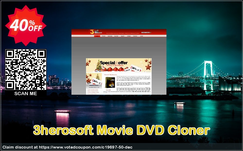 3herosoft Movie DVD Cloner Coupon, discount 3herosoft Software Studio (19697). Promotion: 
