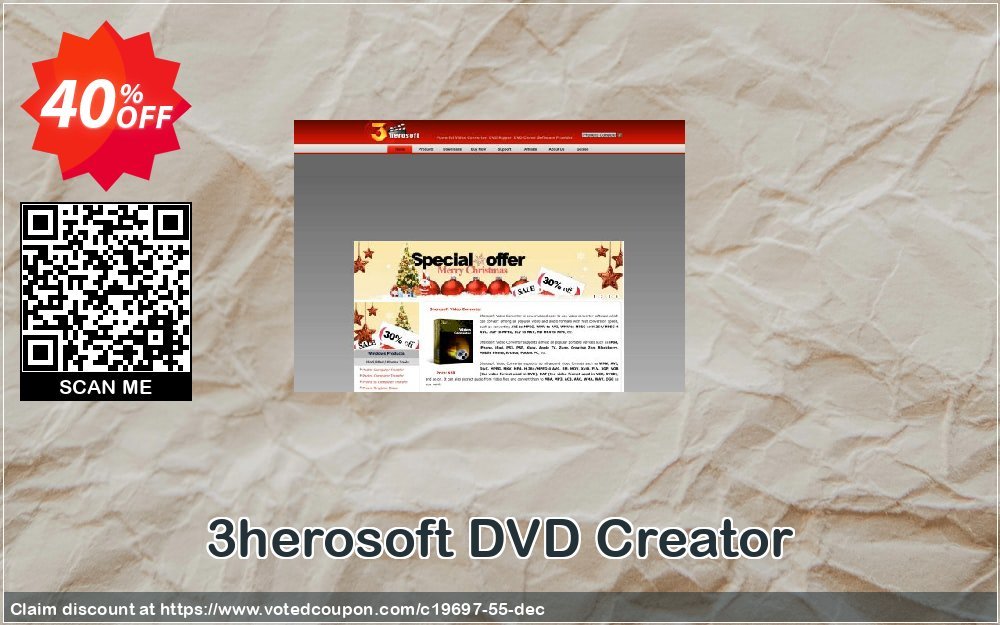 3herosoft DVD Creator Coupon Code Apr 2024, 40% OFF - VotedCoupon