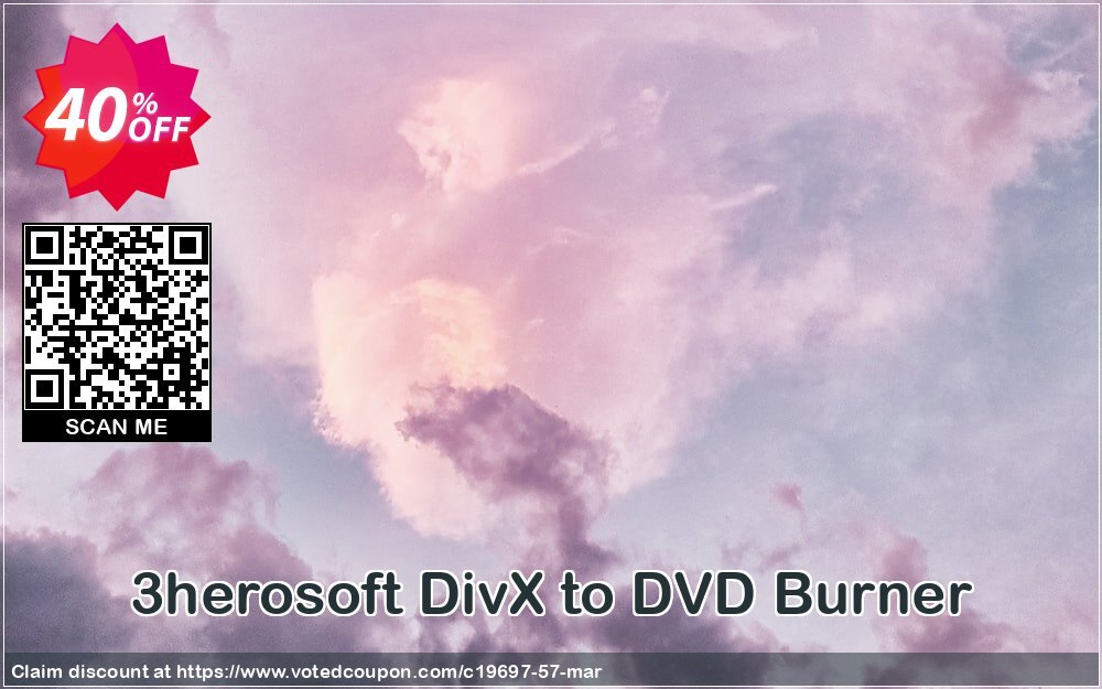 3herosoft DivX to DVD Burner Coupon Code Apr 2024, 40% OFF - VotedCoupon