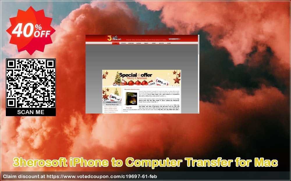 3herosoft iPhone to Computer Transfer for MAC Coupon Code Apr 2024, 40% OFF - VotedCoupon