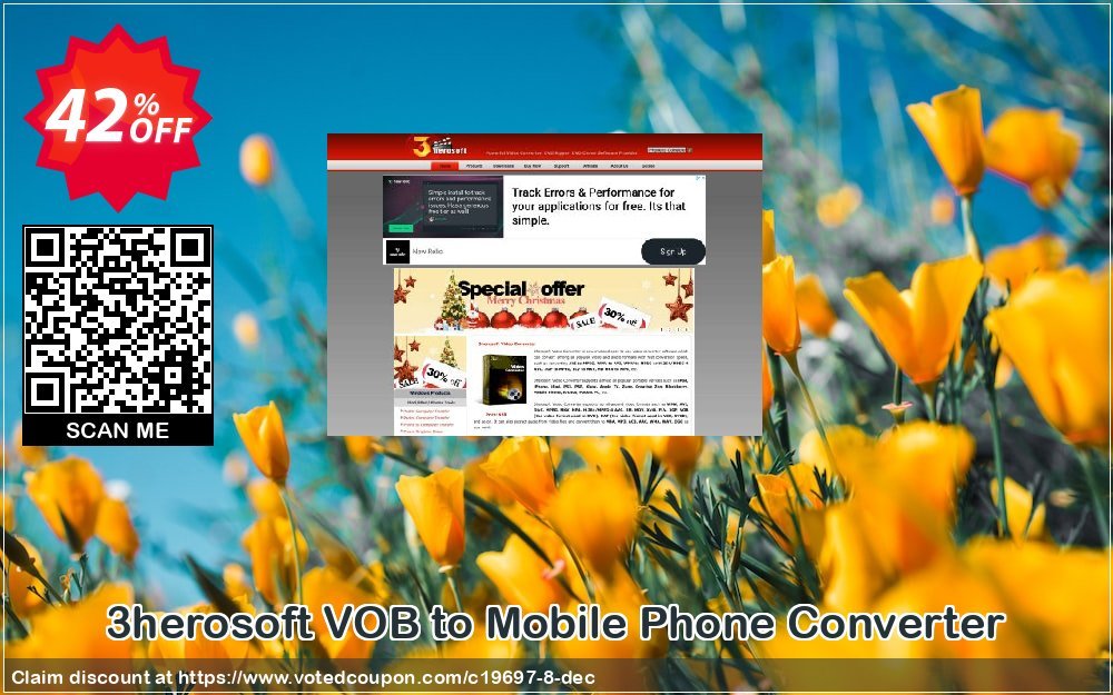 3herosoft VOB to Mobile Phone Converter Coupon, discount 3herosoft Software Studio (19697). Promotion: 