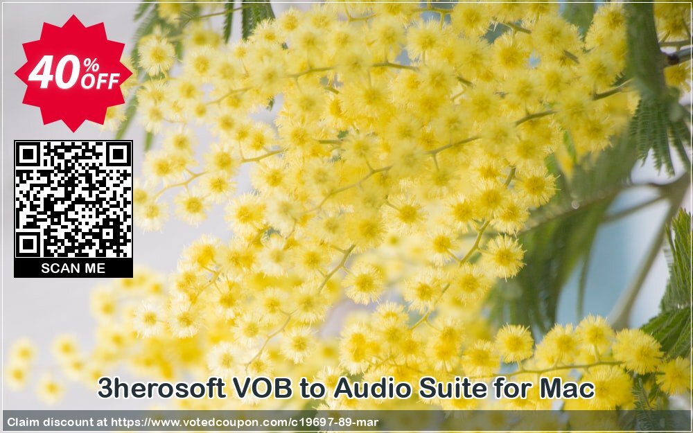 3herosoft VOB to Audio Suite for MAC Coupon, discount 3herosoft Software Studio (19697). Promotion: 