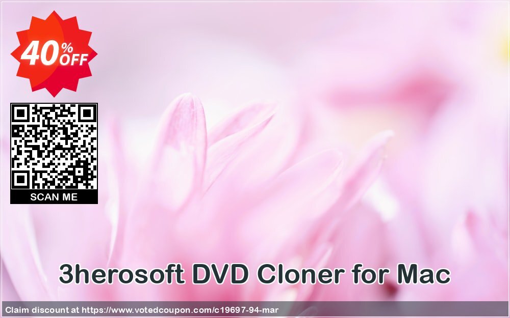 3herosoft DVD Cloner for MAC Coupon, discount 3herosoft Software Studio (19697). Promotion: 