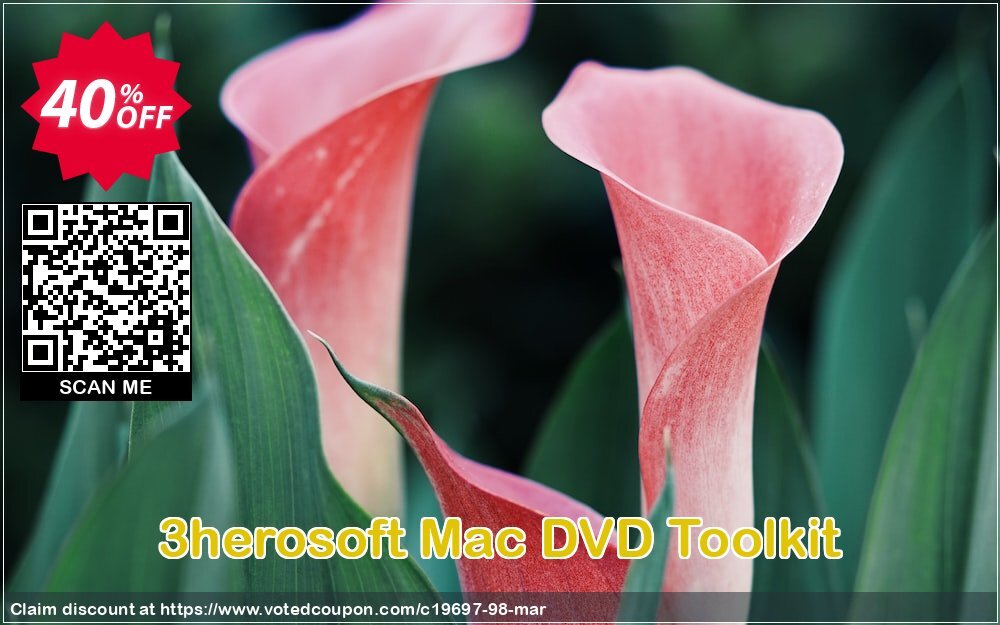 3herosoft MAC DVD Toolkit Coupon, discount 3herosoft Software Studio (19697). Promotion: 