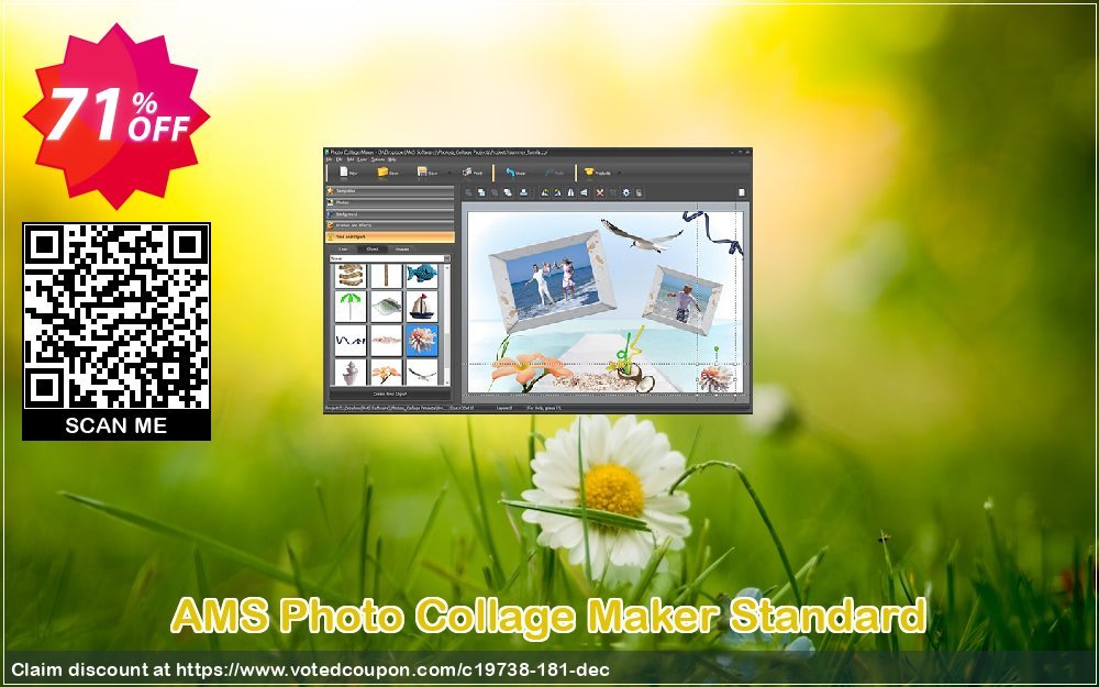 AMS Photo Collage Maker Standard Coupon, discount 70% OFF AMS Photo Collage Maker Standard, verified. Promotion: Staggering discount code of AMS Photo Collage Maker Standard, tested & approved