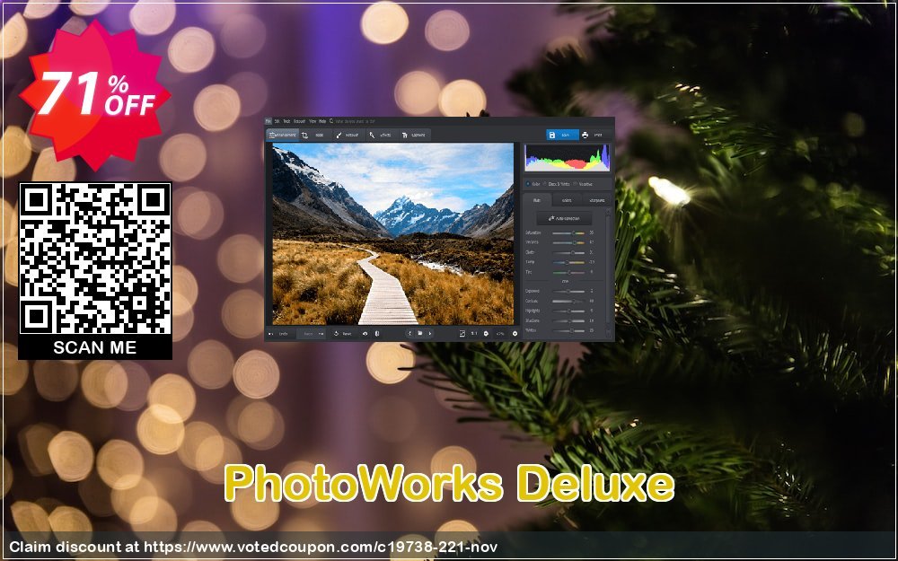 PhotoWorks Deluxe Coupon, discount 70% OFF PhotoWorks Deluxe, verified. Promotion: Staggering discount code of PhotoWorks Deluxe, tested & approved