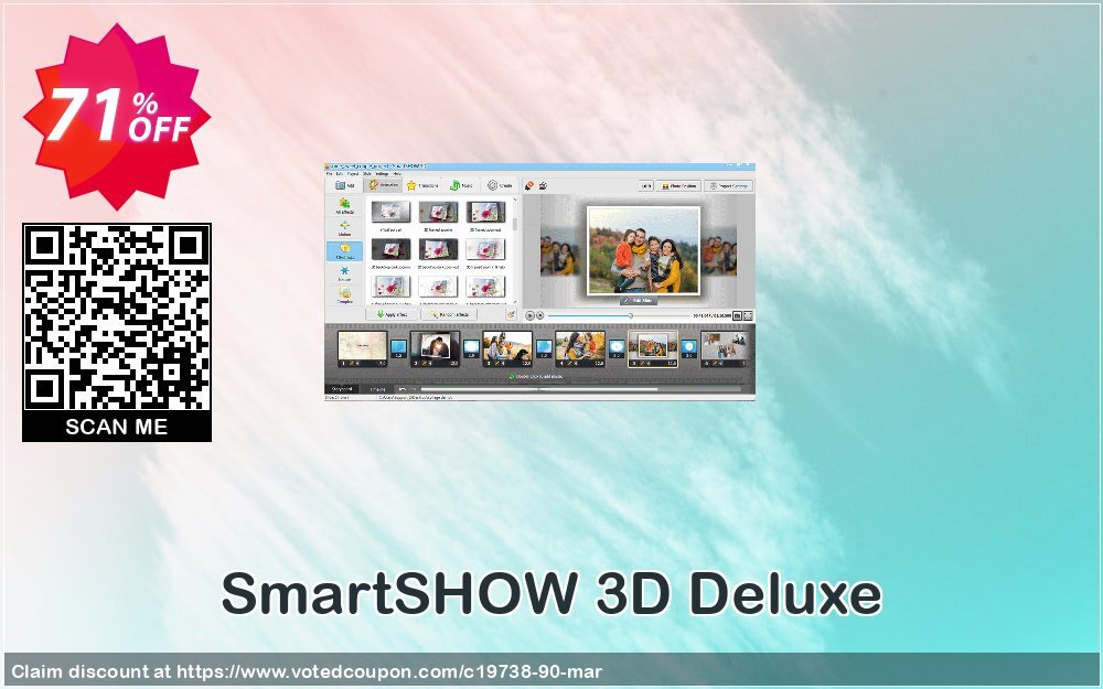 SmartSHOW 3D Deluxe voted-on promotion codes