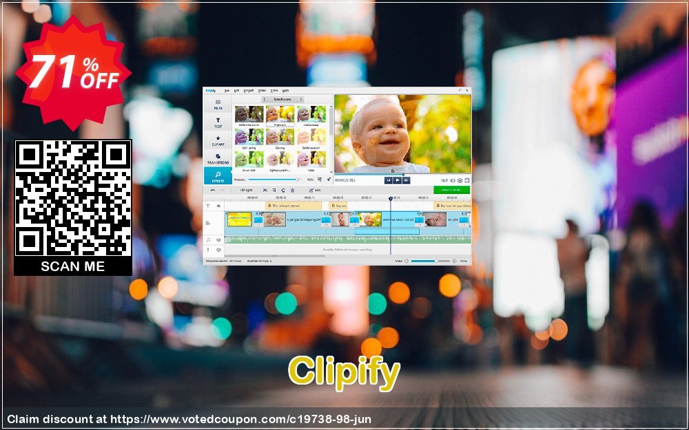 Clipify Coupon, discount . Promotion: 