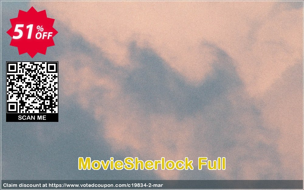 MovieSherlock Full Coupon, discount Second license. Promotion: An offer for second license for existing customer