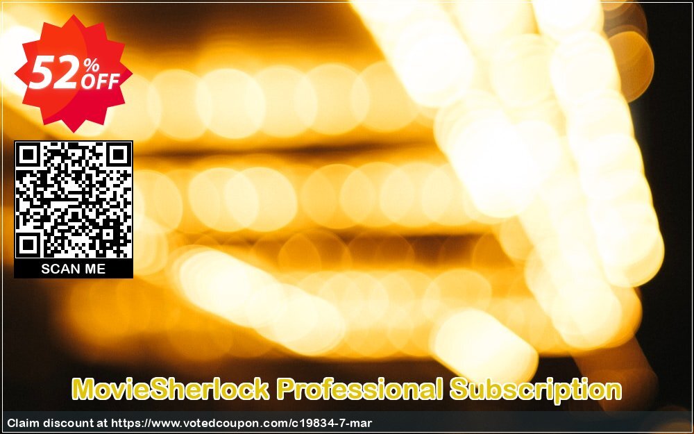 MovieSherlock Professional Subscription Coupon Code May 2024, 52% OFF - VotedCoupon