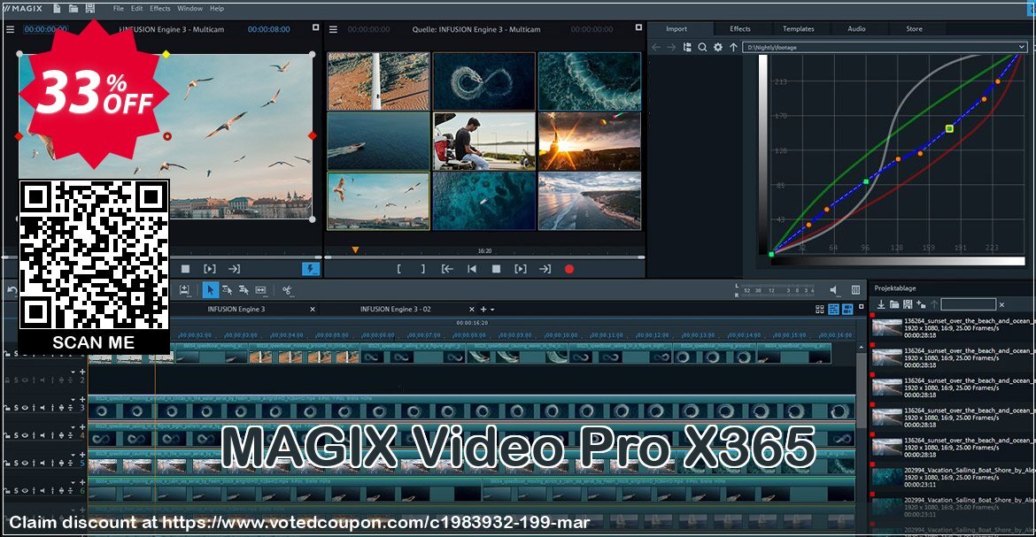 MAGIX Video Pro X365 Coupon, discount 20% OFF MAGIX Video Pro X365, verified. Promotion: Special promo code of MAGIX Video Pro X365, tested & approved