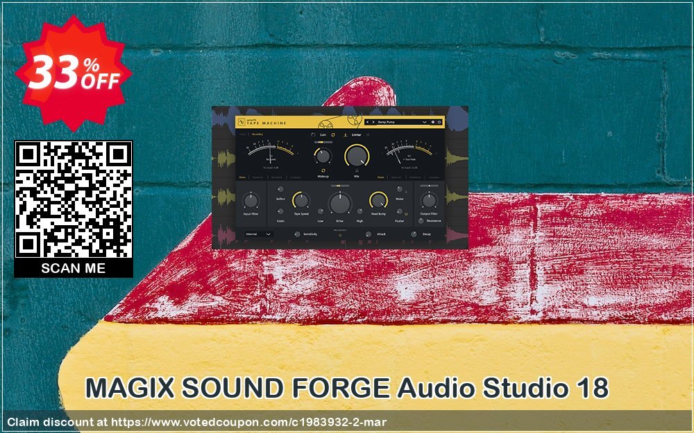 MAGIX SOUND FORGE Audio Studio 17 Coupon Code May 2024, 33% OFF - VotedCoupon