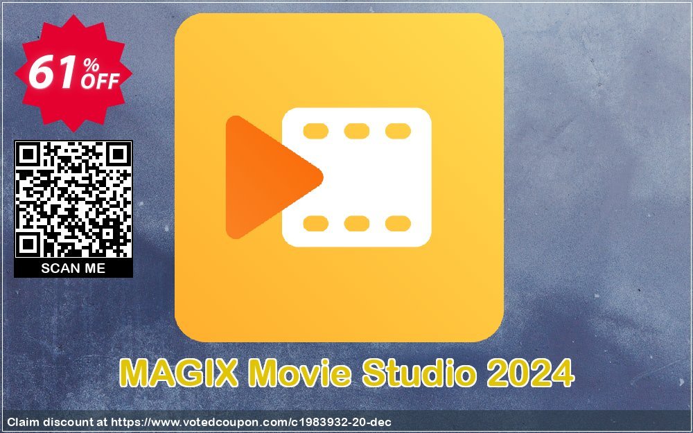 MAGIX Movie Studio 2023 Coupon, discount 20% OFF MAGIX Movie Studio 2023, verified. Promotion: Special promo code of MAGIX Movie Studio 2023, tested & approved