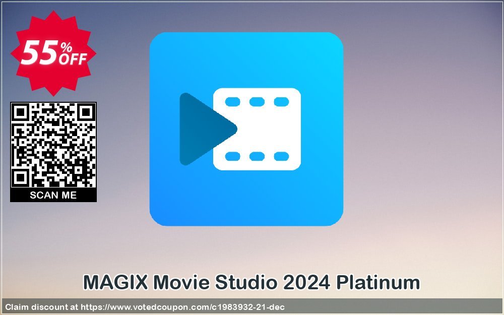 MAGIX Movie Studio 2023 Platinum Coupon, discount 72% OFF MAGIX Movie Studio 2023 Platinum, verified. Promotion: Special promo code of MAGIX Movie Studio 2023 Platinum, tested & approved